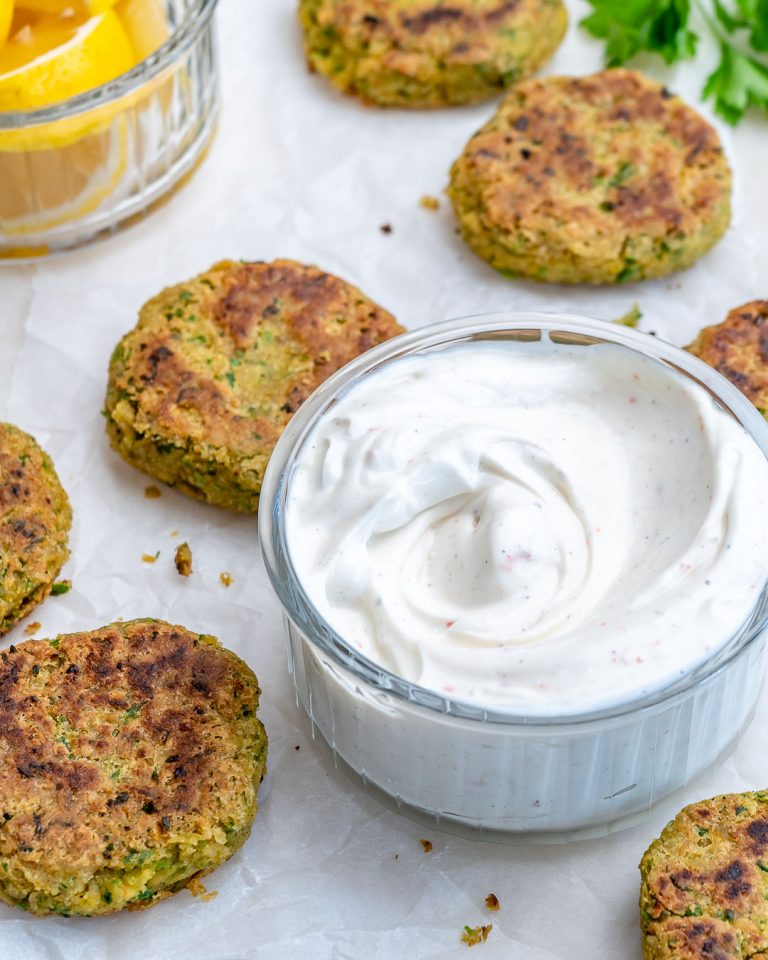 Chickpea Fritters | Clean Food Crush