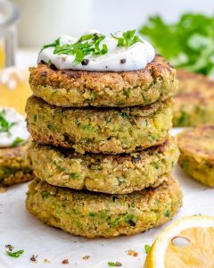 Chickpea Fritters | Clean Food Crush