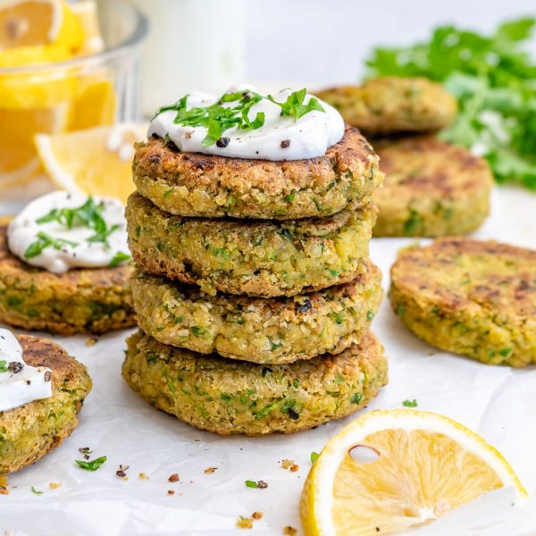 Chickpea Fritters | Clean Food Crush