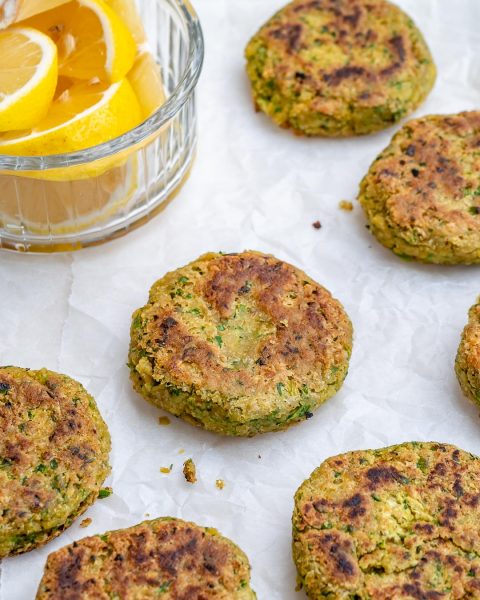 Chickpea Fritters | Clean Food Crush