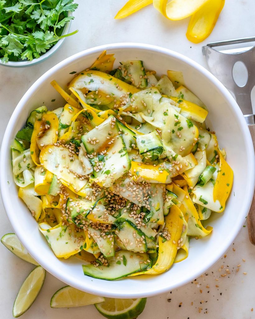 Marinated Zucchini Salad Clean Food Crush