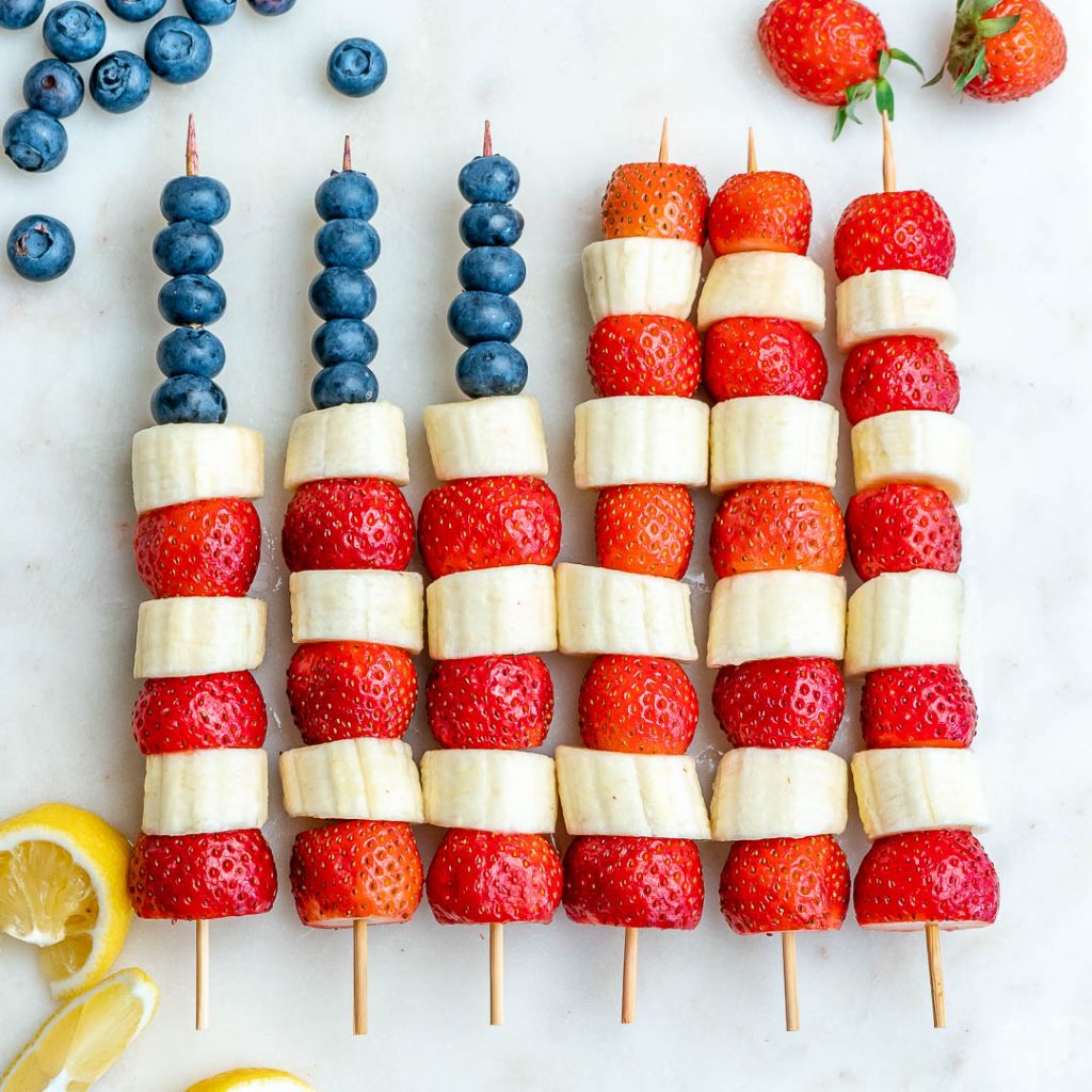 4th of July Fruit Skewers