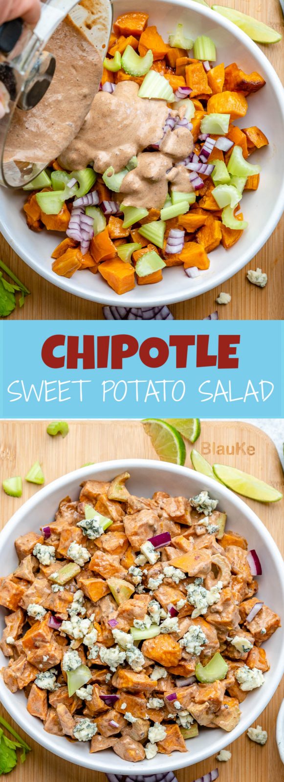 Chipotle Roasted Sweet Potato Salad | Clean Food Crush