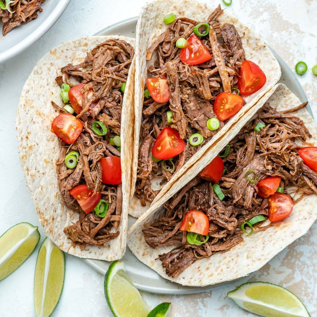 Instant Pot or Crockpot Barbacoa Beef Tacost