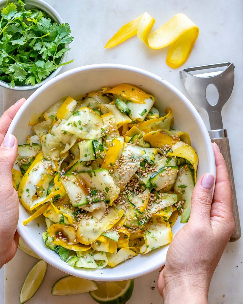 Marinated Zucchini Salad Clean Food Crush