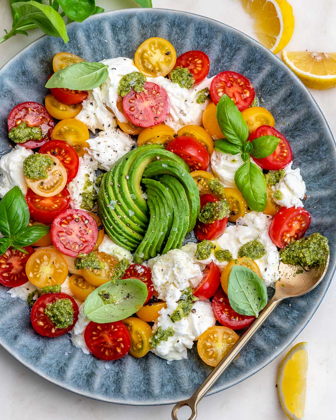 Avocado Caprese Salad | Clean Food Crush