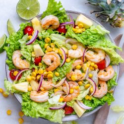 Pineapple + Shrimp Salad