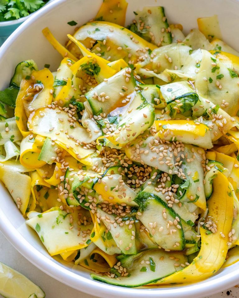 Marinated Zucchini Salad Clean Food Crush