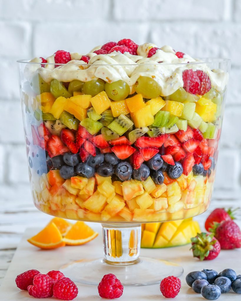 7 Layer Fresh Fruit Salad