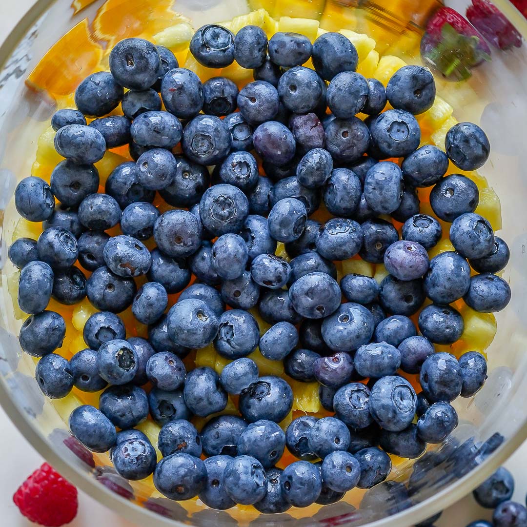 7 Layer Fresh Fruit Salad