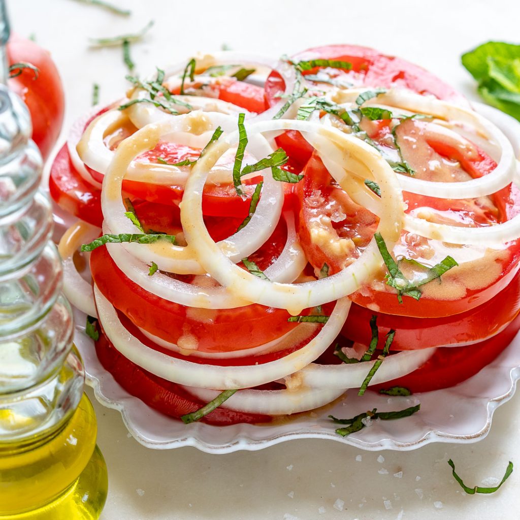 Sweet Onion + Tomato Salad