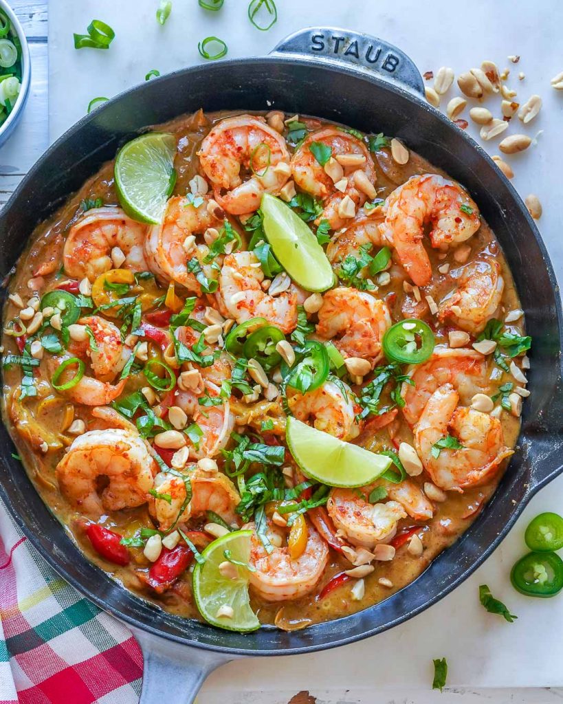 One Pan Shrimp Coconut Curry | Clean Food Crush