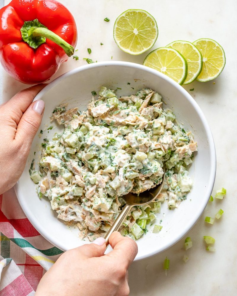 Tarragon Tuna Salad “Boats” Clean Food Crush