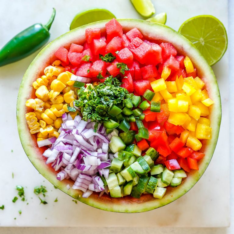 Watermelon + Corn Salsa Clean Food Crush