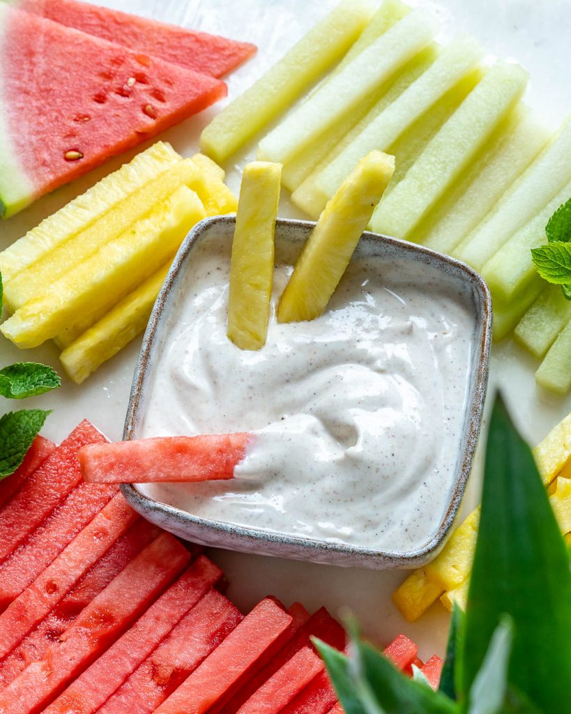 Fruit Fries + Yogurt Dip