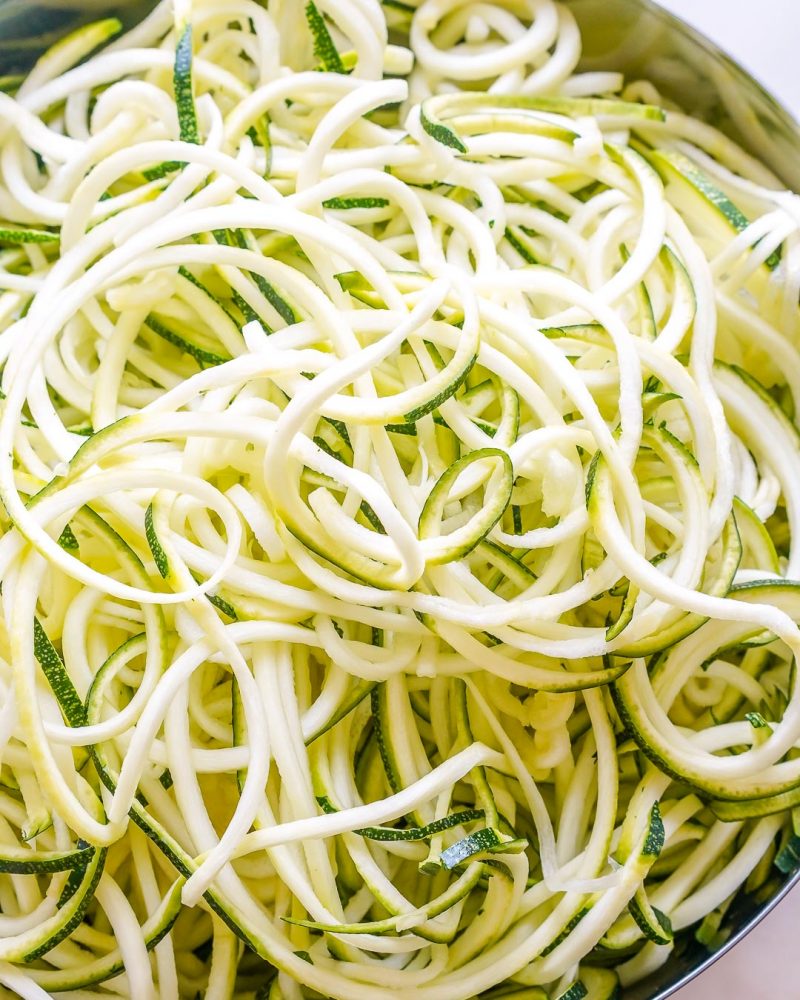 Grilled Chicken Zoodle Bowls with TomatoBasil Sauce Clean Food Crush