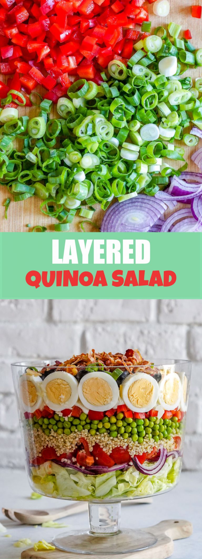 Layered Quinoa Salad | Clean Food Crush