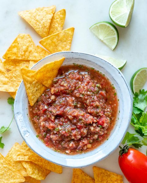 Quick & Easy Homemade Salsa | Clean Food Crush