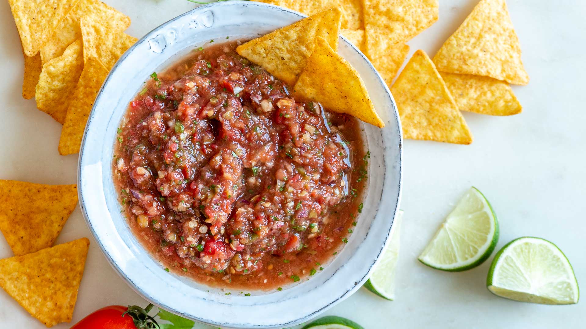 Easy Homemade Salsa Recipe [Vegan] - Watch Learn Eat