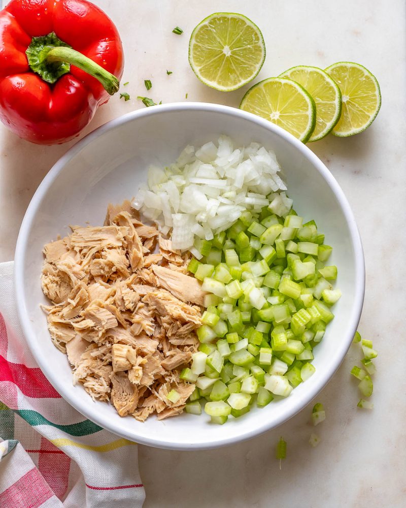 Tarragon Tuna Salad “Boats” | Clean Food Crush