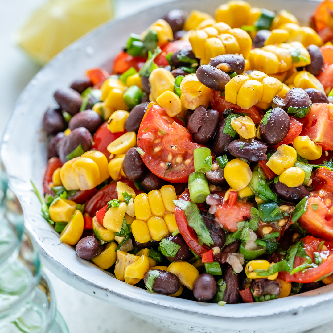 Black Bean Pico De Gallo | Clean Food Crush