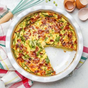 Fluffy Crustless Quiche | Clean Food Crush