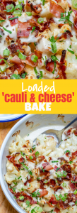 Loaded ‘Cauli & Cheese’ Bake | Clean Food Crush