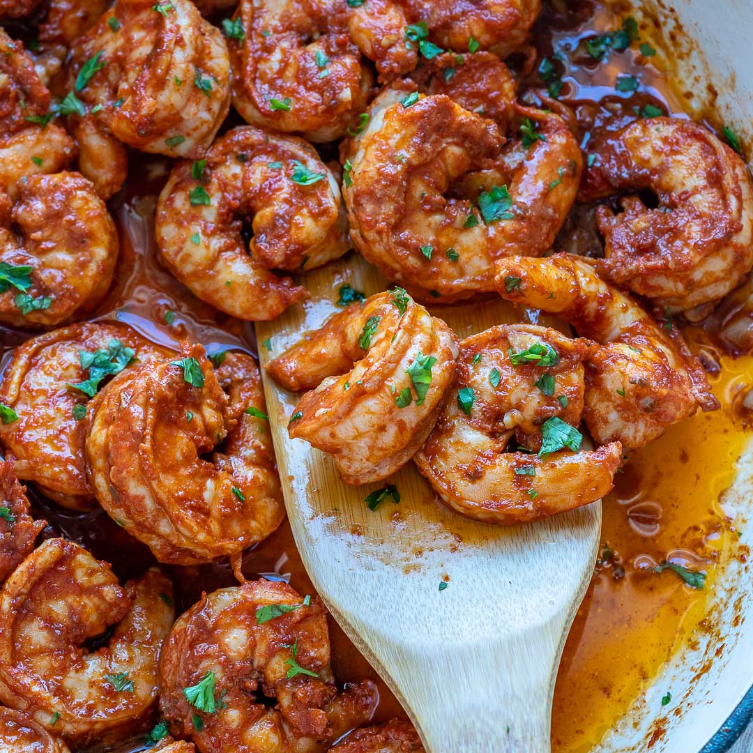 Daily*Dishin: Marinated Peppers and Shrimp New Orleans Style
