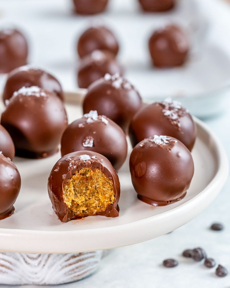 Chocolate Pumpkin Balls | Clean Food Crush