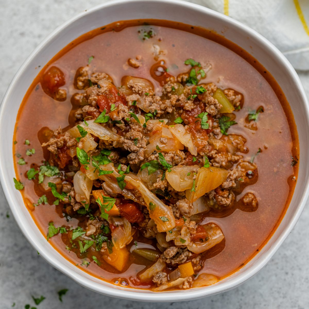 Crockpot, Instant Pot, or Stove top Cabbage Soup With Beef Clean Food