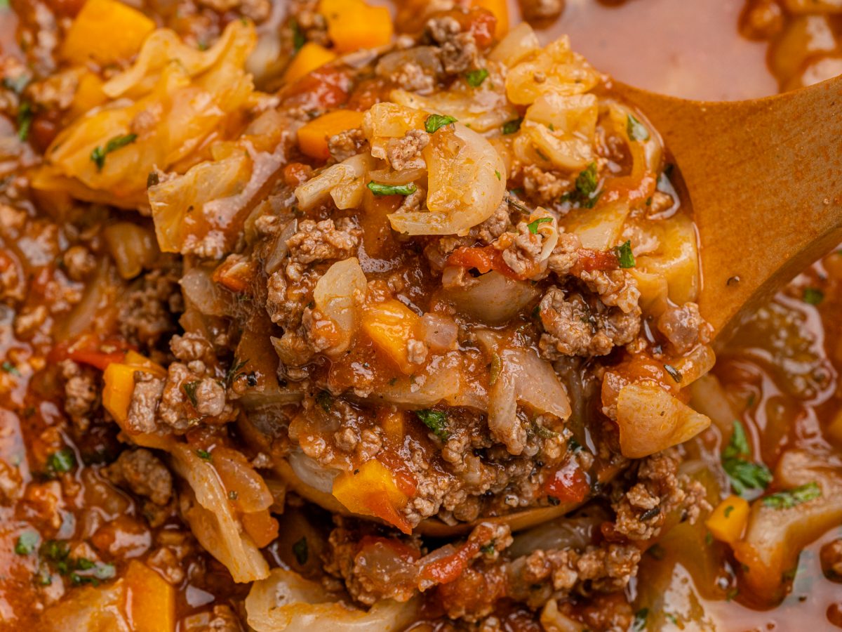 Crockpot, Instant Pot, or Stove top Cabbage Soup With Beef