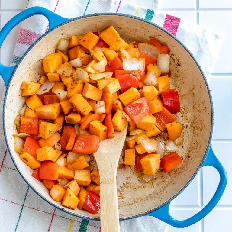 Simple Ground Beef + Sweet Potato Skillet 