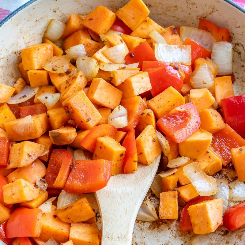 Simple Ground Beef + Sweet Potato Skillet | Clean Food Crush