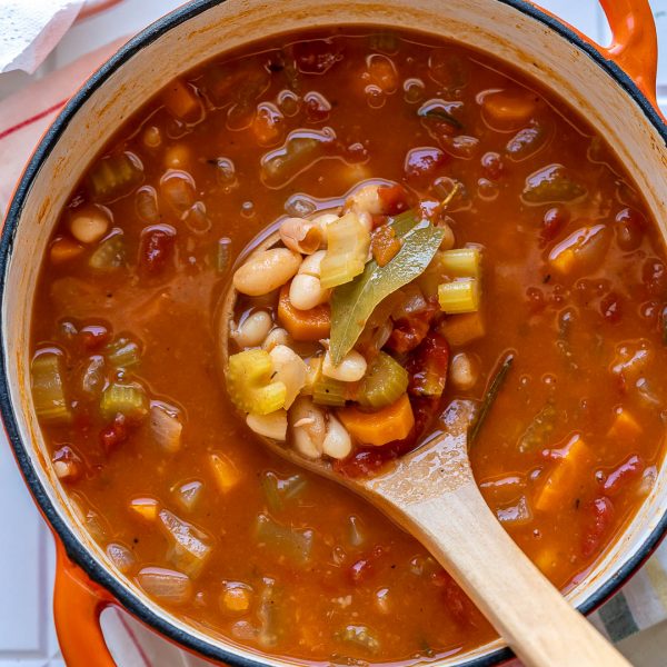 Loaded + Super Satisfying Bean Soup | Clean Food Crush