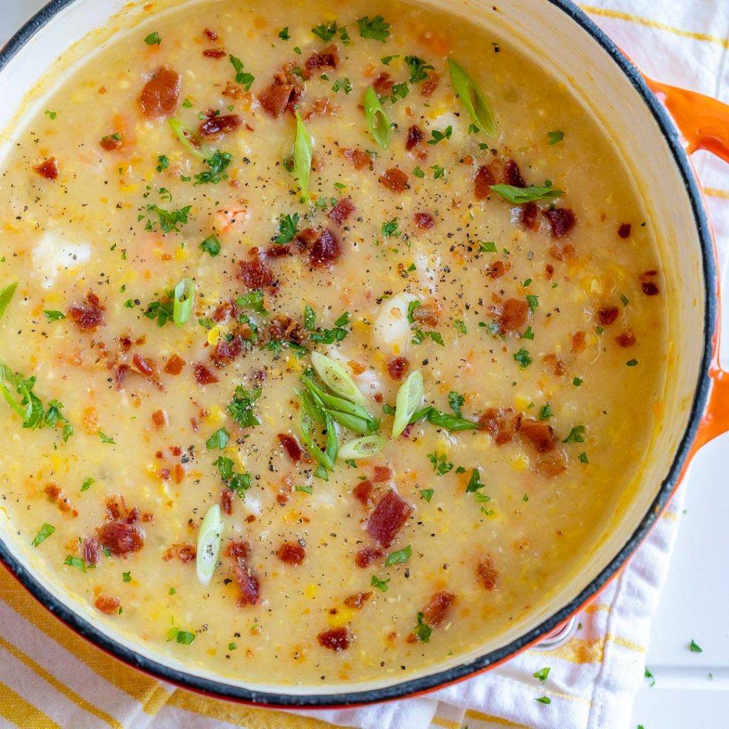 Shrimp Corn Chowder Clean Food Crush