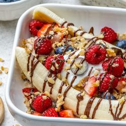 Banana Split Oatmeal Bowls