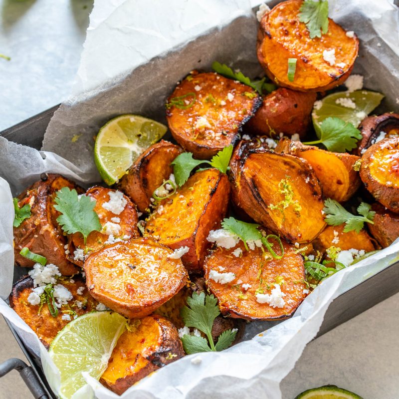 Chili Lime Roasted Sweet Potatoes Clean Food Crush