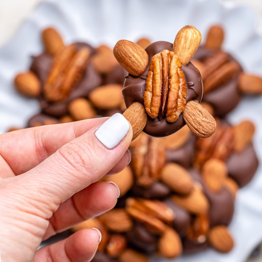 3 Ingredient Turtle Chocolate Bites