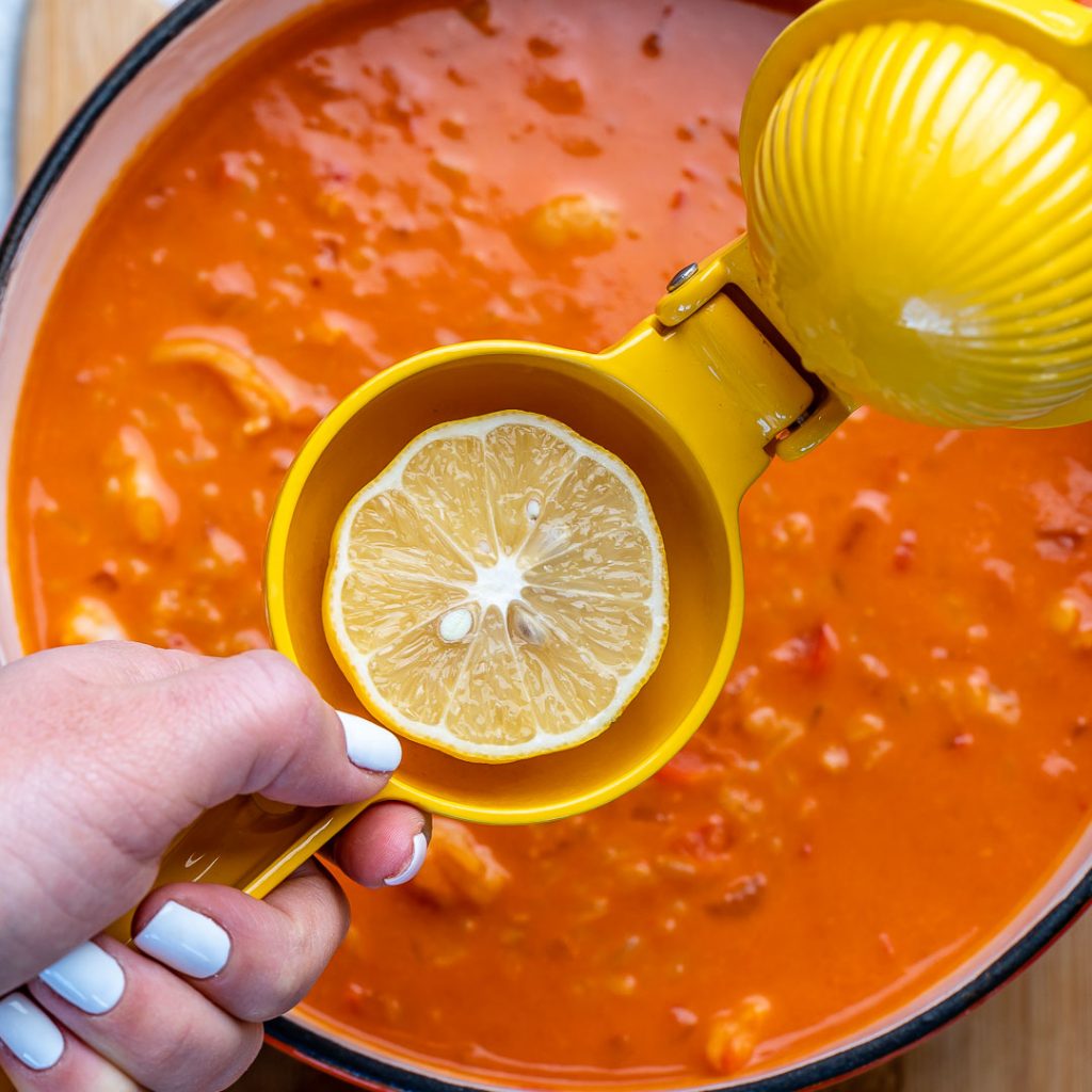 Creamy Shrimp + Rice Soup | Clean Food Crush