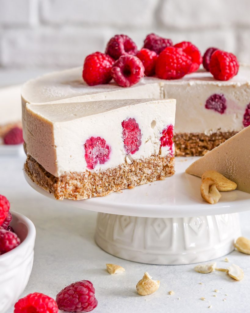 Raspberry + Lemon Cheesecake (No Bake)