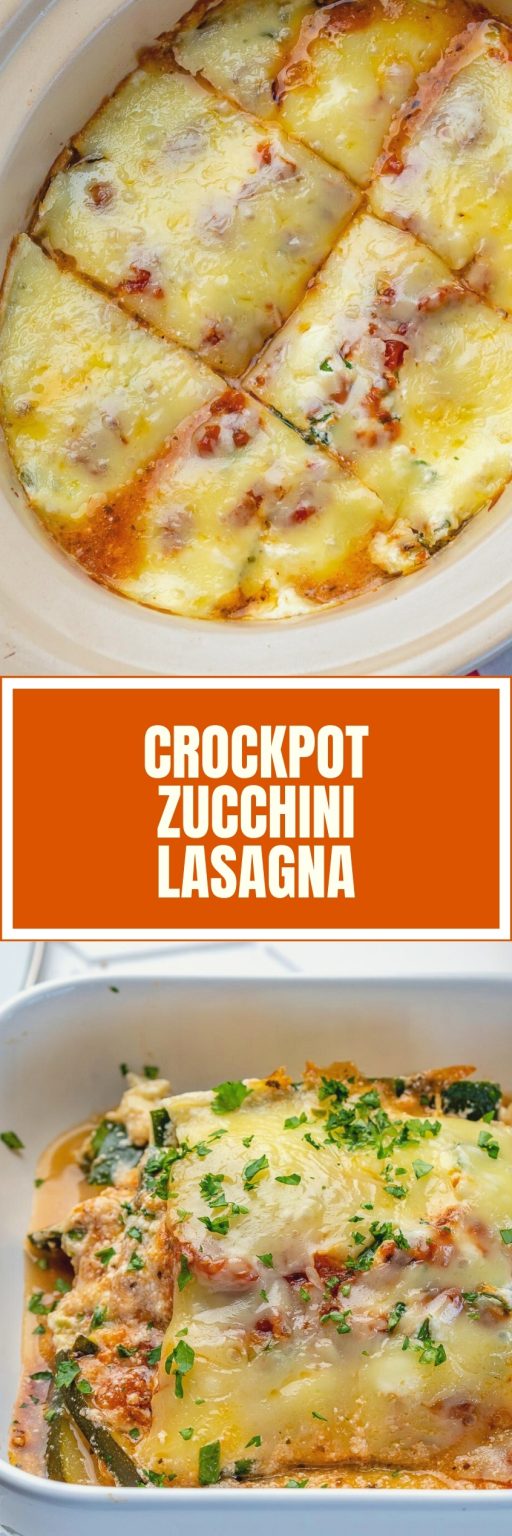 Slow Cooker Zucchini Lasagna | Clean Food Crush