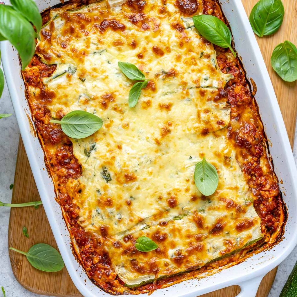 Low Carb Zucchini Lasagna | Clean Food Crush