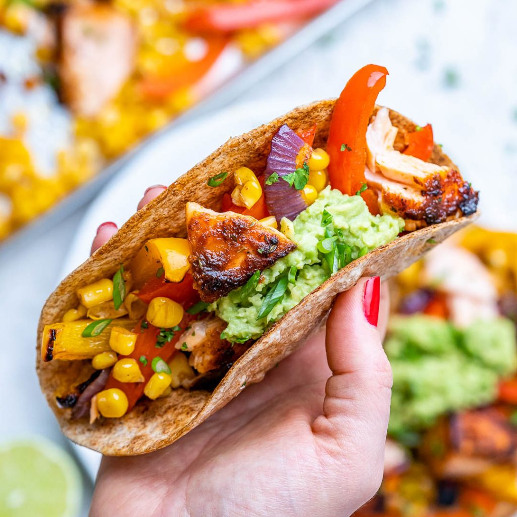 Baked Salmon Fajitas Clean Food Crush
