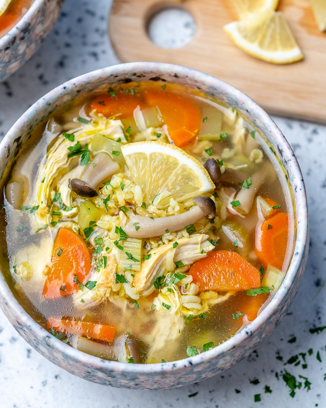 Healing Ginger Chicken Soup with Rice