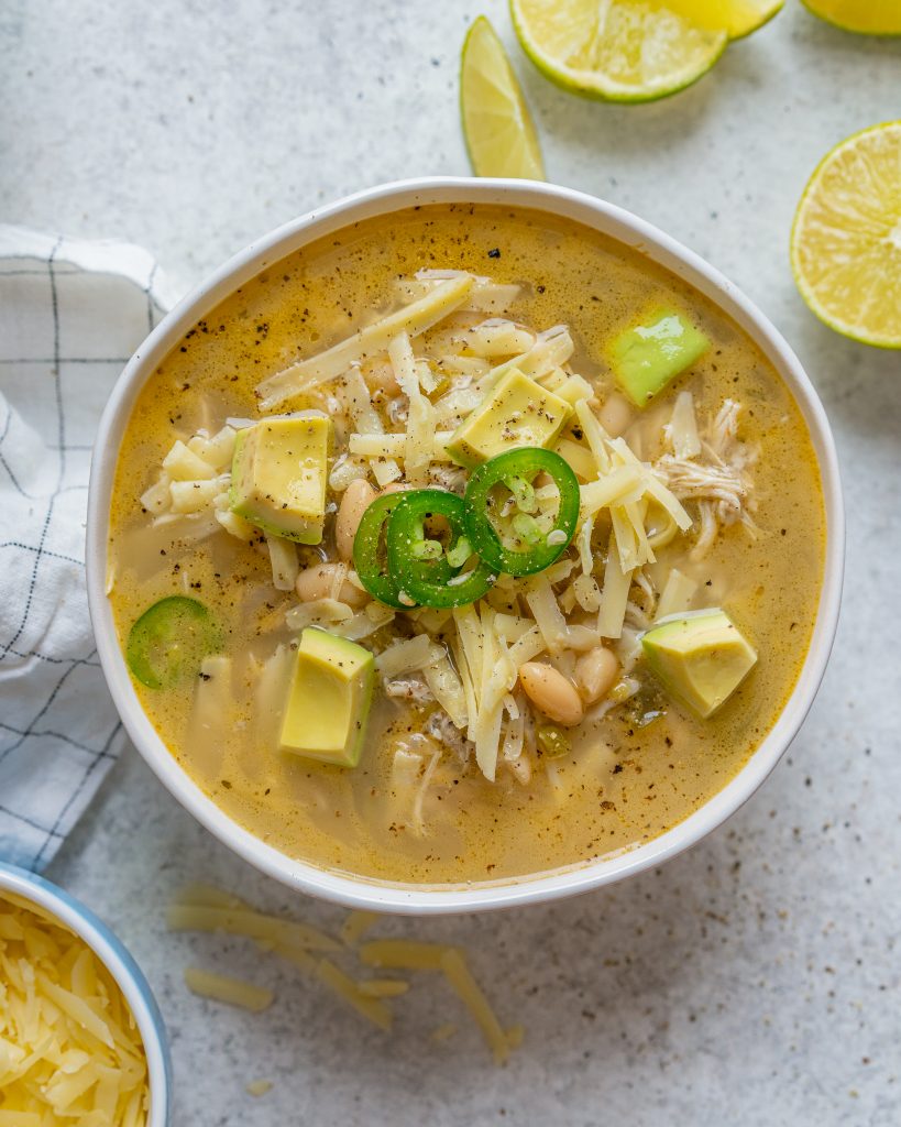 Slow Cooker White Chicken Chili Clean Food Crush