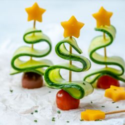 Cucumber Christmas Trees | Clean Food Crush