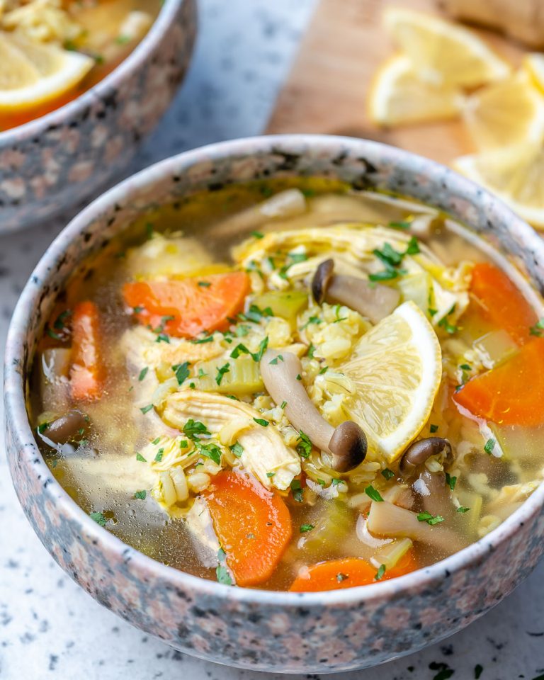 CFC Healing Turmeric Chicken Soup | Clean Food Crush