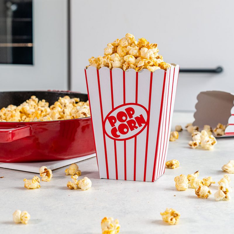 Healthier Stovetop Popcorn | Clean Food Crush