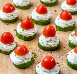 Festive Cucumber Bites | Clean Food Crush