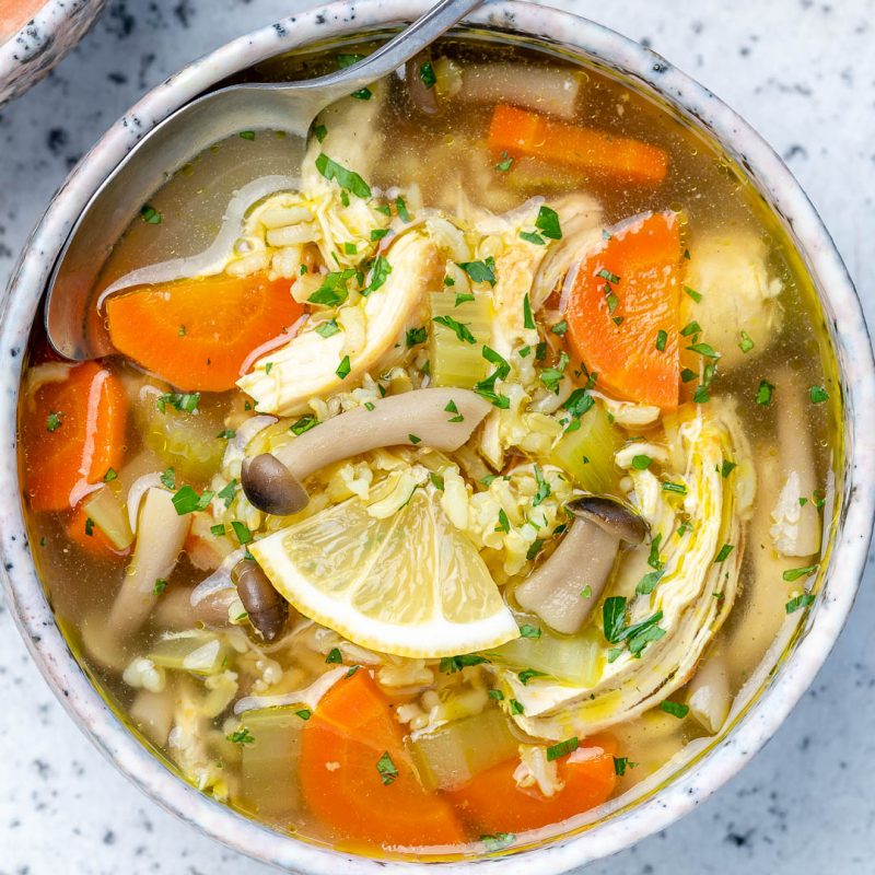 CFC Healing Turmeric Chicken Soup Clean Food Crush